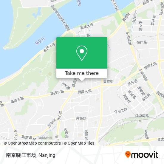 南京晓庄市场 map