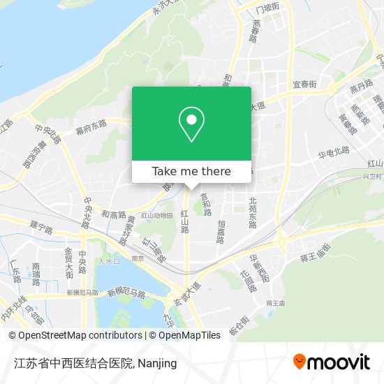 江苏省中西医结合医院 map