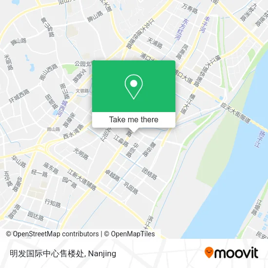 明发国际中心售楼处 map