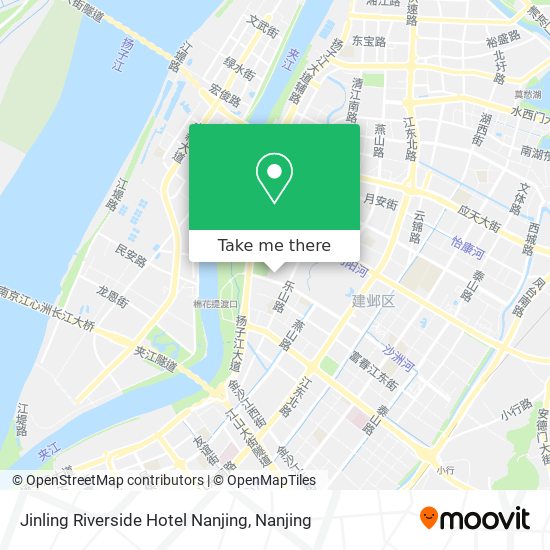 Jinling Riverside Hotel Nanjing map