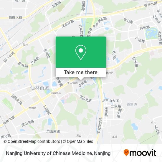 Nanjing University of Chinese Medicine map
