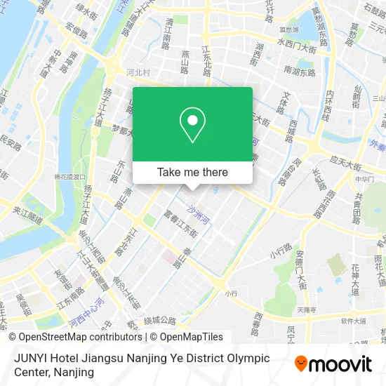 JUNYI Hotel Jiangsu Nanjing Ye District Olympic Center map