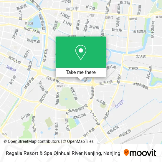 Regalia Resort & Spa Qinhuai River Nanjing map
