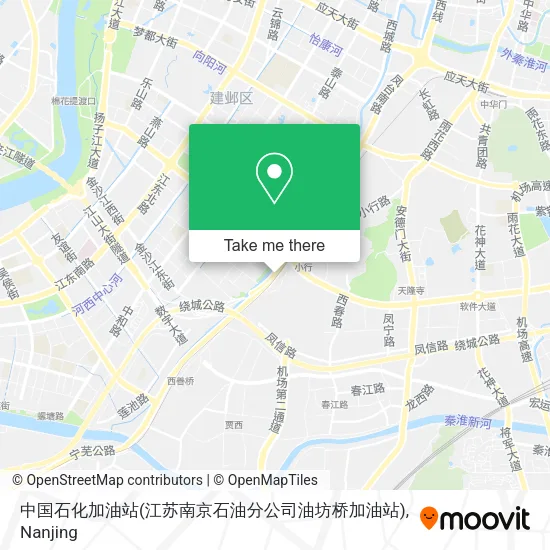 中国石化加油站(江苏南京石油分公司油坊桥加油站) map