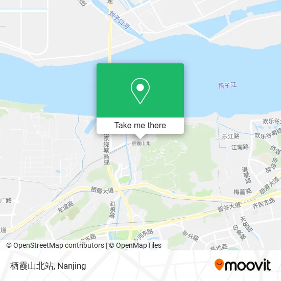 栖霞山北站 map