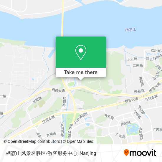 栖霞山风景名胜区-游客服务中心 map
