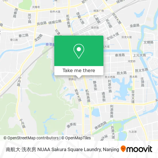 南航大·洗衣房 NUAA Sakura Square Laundry map