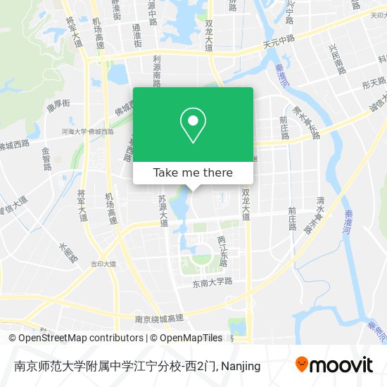 南京师范大学附属中学江宁分校-西2门 map