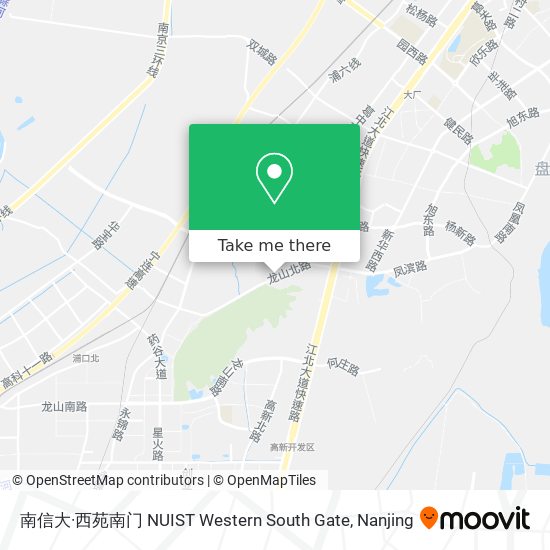 南信大·西苑南门 NUIST Western South Gate map