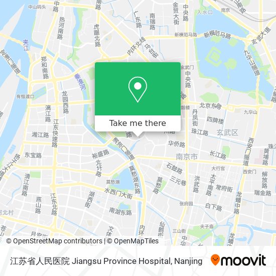 江苏省人民医院 Jiangsu Province Hospital map