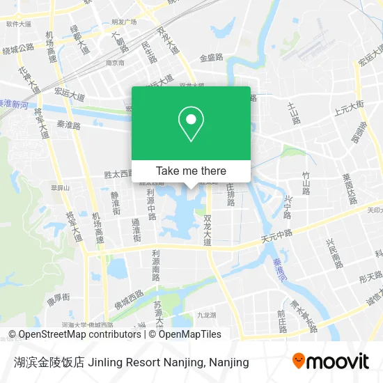 湖滨金陵饭店 Jinling Resort Nanjing map