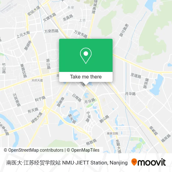 南医大·江苏经贸学院站 NMU·JIETT Station map