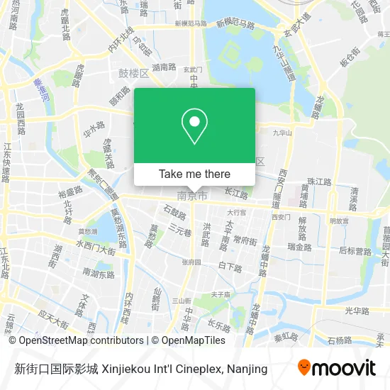 新街口国际影城 Xinjiekou Int'l Cineplex map