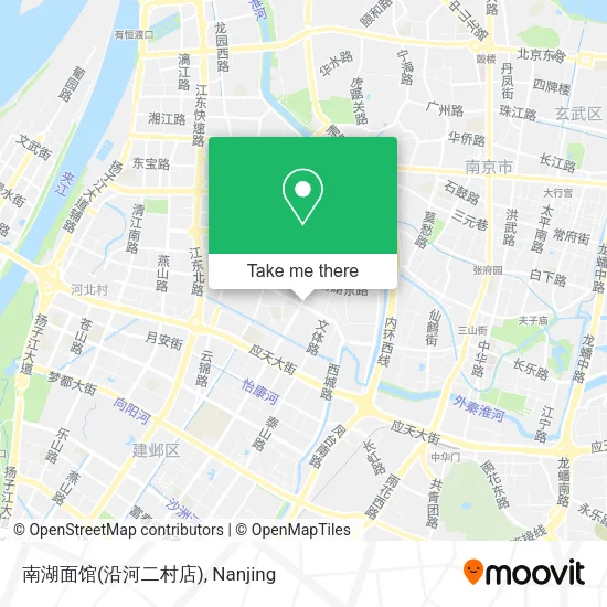 南湖面馆(沿河二村店) map