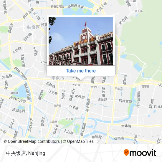 中央饭店 map