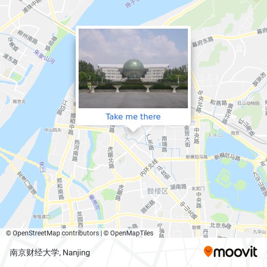 南京财经大学 map