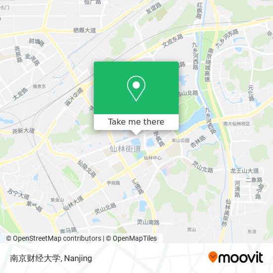 南京财经大学 map