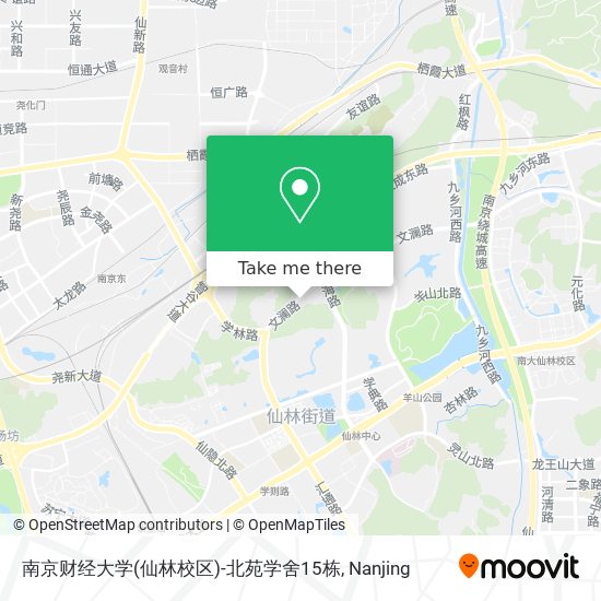 南京财经大学(仙林校区)-北苑学舍15栋 map