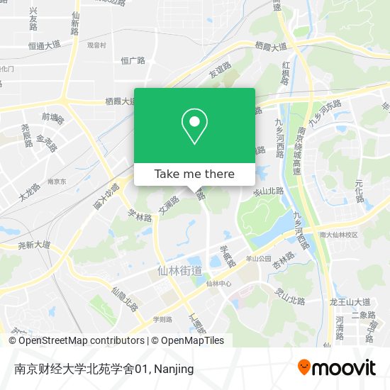 南京财经大学北苑学舍01 map