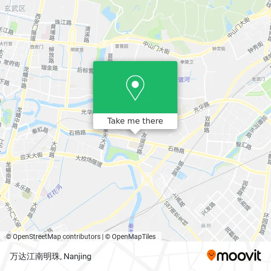 万达江南明珠 map