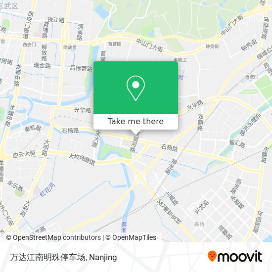 万达江南明珠停车场 map