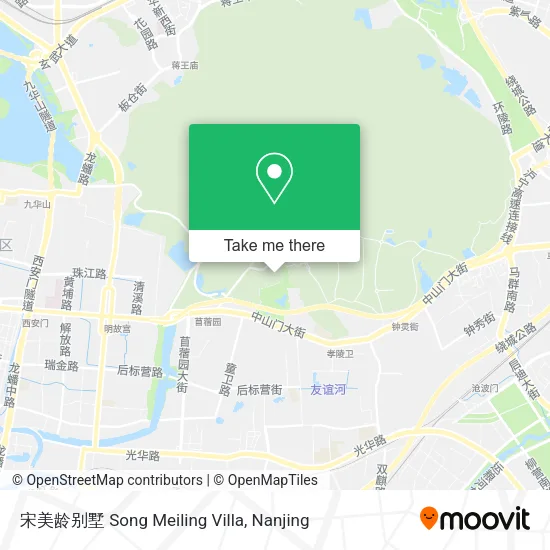 宋美龄别墅 Song Meiling Villa map