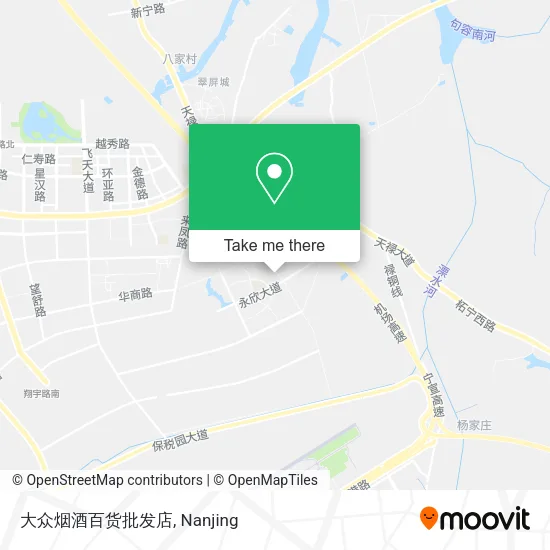 大众烟酒百货批发店 map