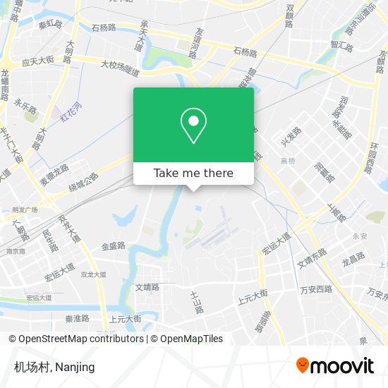 机场村 map