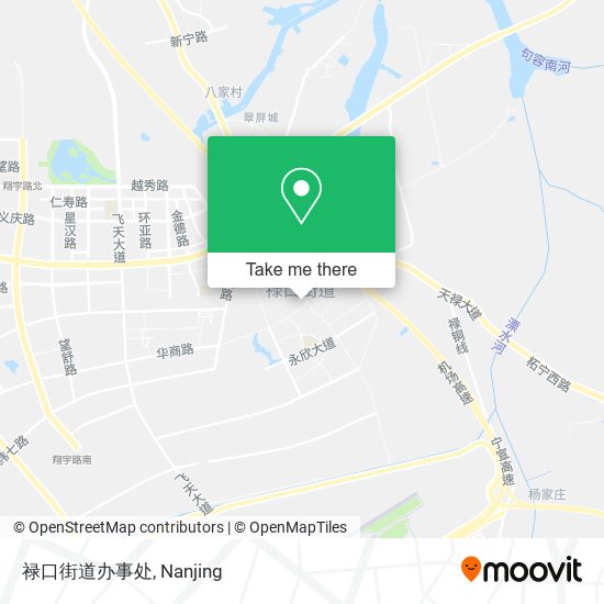 禄口街道办事处 map