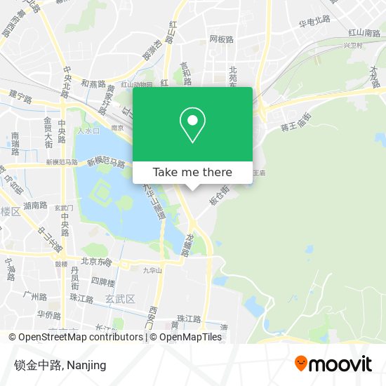 锁金中路 map