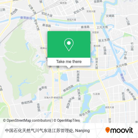 中国石化天然气川气东送江苏管理处 map