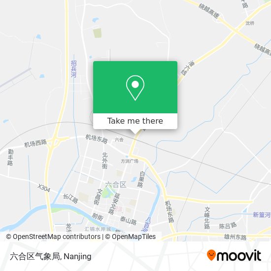 六合区气象局 map