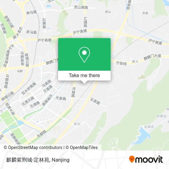 麒麟紫荆城-定林苑 map