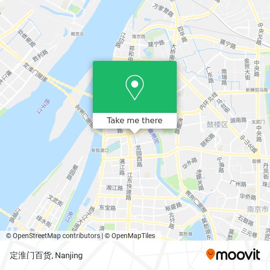 定淮门百货 map