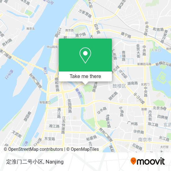 定淮门二号小区 map