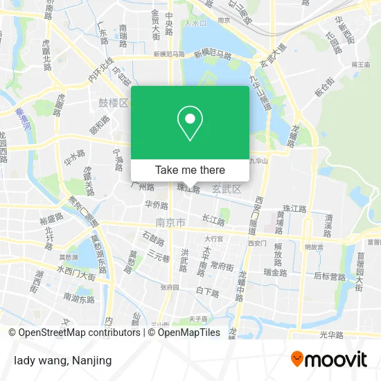 lady wang map