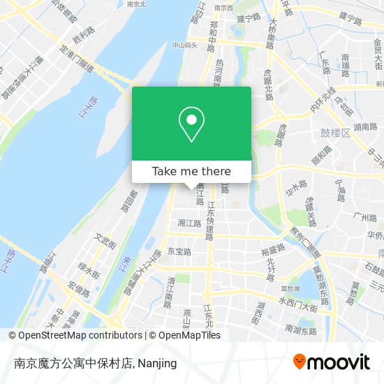 南京魔方公寓中保村店 map