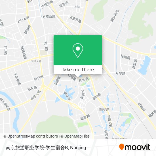 南京旅游职业学院-学生宿舍B map