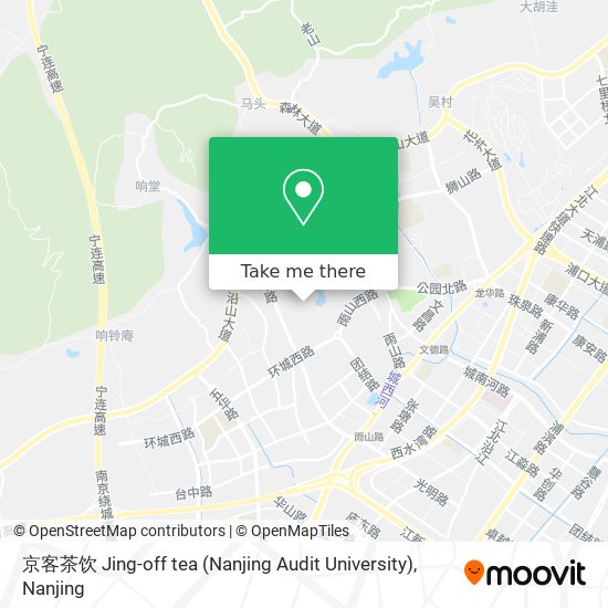 京客茶饮 Jing-off tea (Nanjing Audit University) map