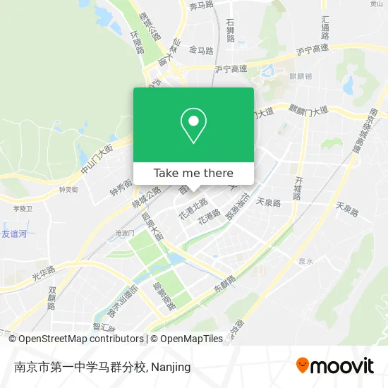南京市第一中学马群分校 map
