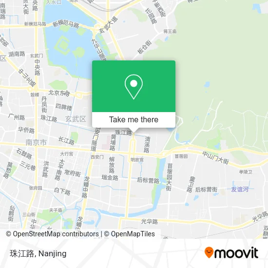 珠江路 map