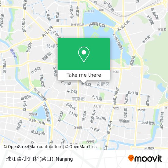 珠江路/北门桥(路口) map