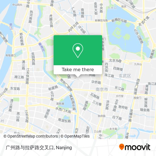 广州路与拉萨路交叉口 map