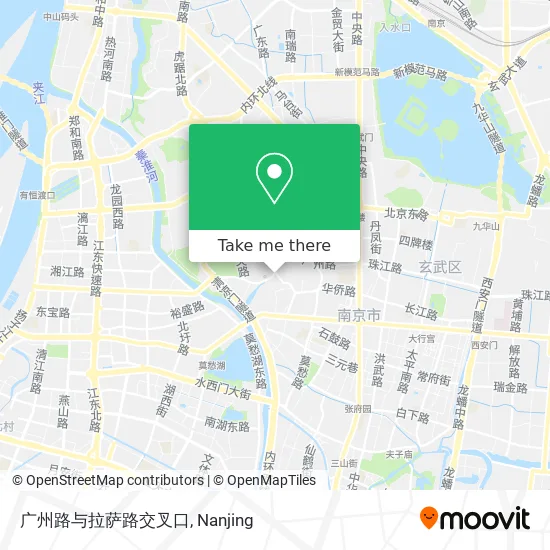 广州路与拉萨路交叉口 map