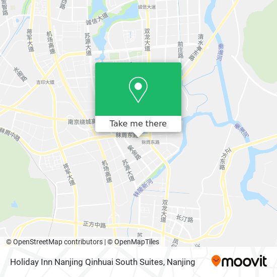 Holiday Inn Nanjing Qinhuai South Suites map