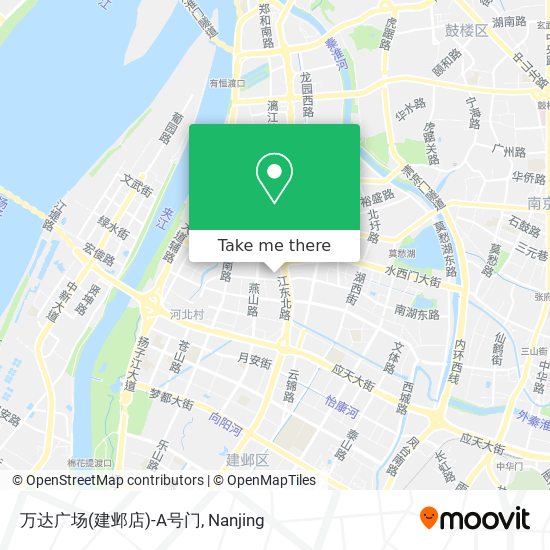 万达广场(建邺店)-A号门 map