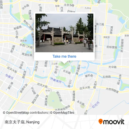 南京夫子庙 map