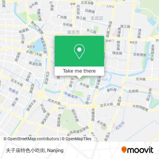 夫子庙特色小吃街 map