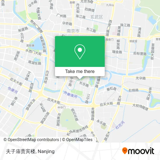 夫子庙贵宾楼 map