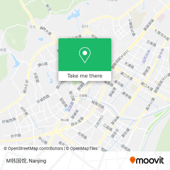 M韩国馆 map